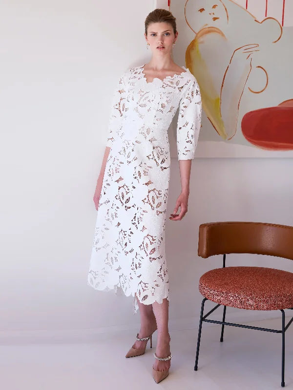 Deal Frenzy Monte Carlo Dress - White (Size 10 Only)