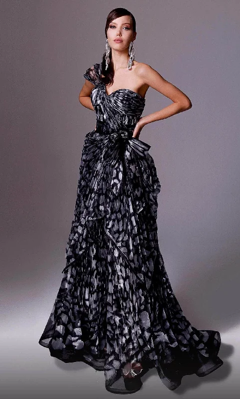 Grand Opening Sale MNM Couture 2717 - Pleated A-line Long Gown