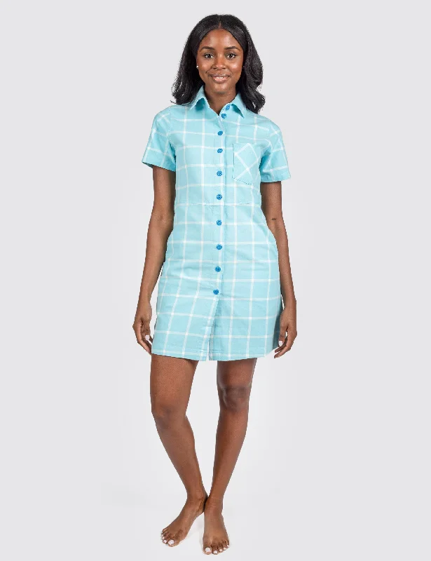 Today’s Deal Sky Grid Diner Dress