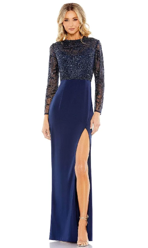 Exclusive Deal Mac Duggal 20340 - High Neck Embellished Fitted Bodice Evening Dress Exclusive Deal Mac Duggal 20340 - High Neck Embellished Fitted Bodice Evening Dress