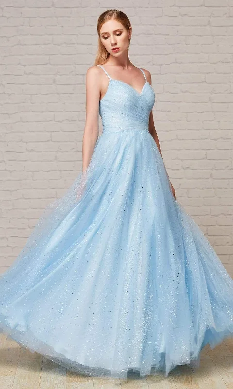 Price Reduction J'Adore Dresses - J18041 Pleat-Ornate Glitter A-Line Gown