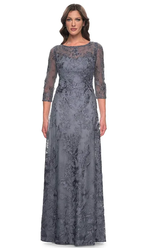 Steals and Deals La Femme 30060 - Bateau A-Line Formal Dress