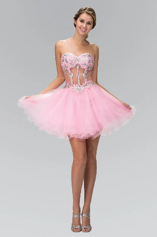 Grand Opening Sale Elizabeth K - GS1106 Sequin Embellished Affordable Prom Dress