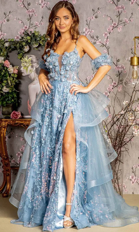 Extra Savings GLS by Gloria GL3358 - Scoop A-Line Evening Dress
