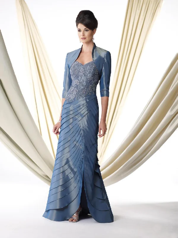 Shop and Save Mon Cheri Two Piece Dress In Wedgewood 114D35