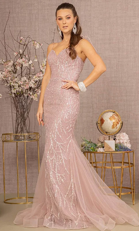Online Only GLS by Gloria GL3121 - Godets Tulle Prom Gown