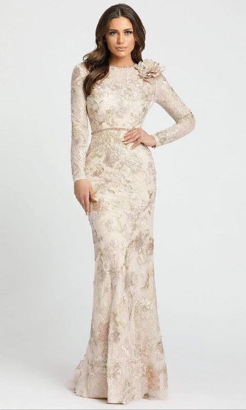 Super Sale Mac Duggal - 11174 Long Sleeve Floral Mother of the Groom Gown