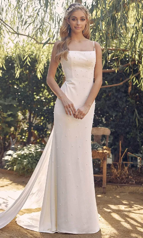 Deal Dash Nox Anabel QW963 - Pearl Appliqued Bridal Dress