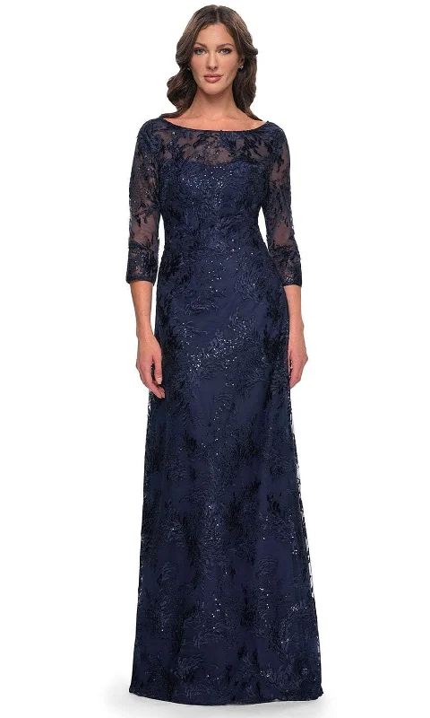 Deal Dash La Femme 30835 - Illusion A-Line Formal Dress
