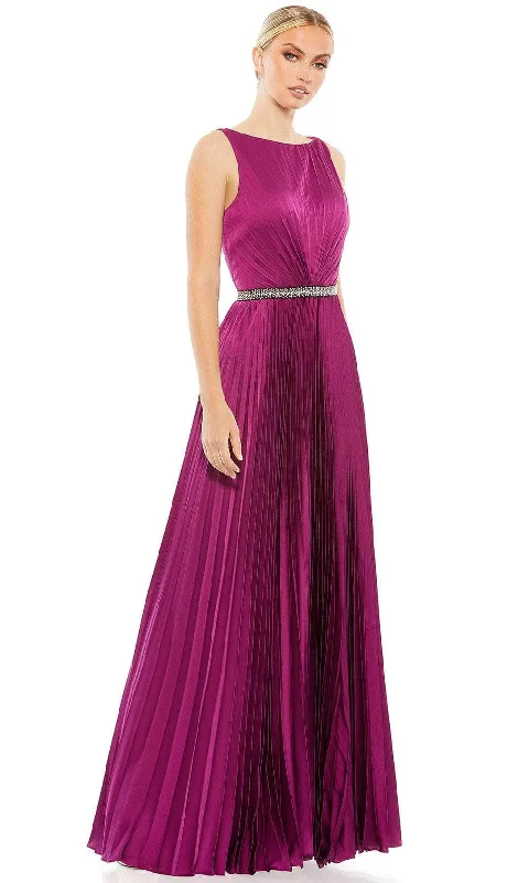 Unmissable Offer Ieena Duggal 26610 - Sleeveless With Belt Long Dress