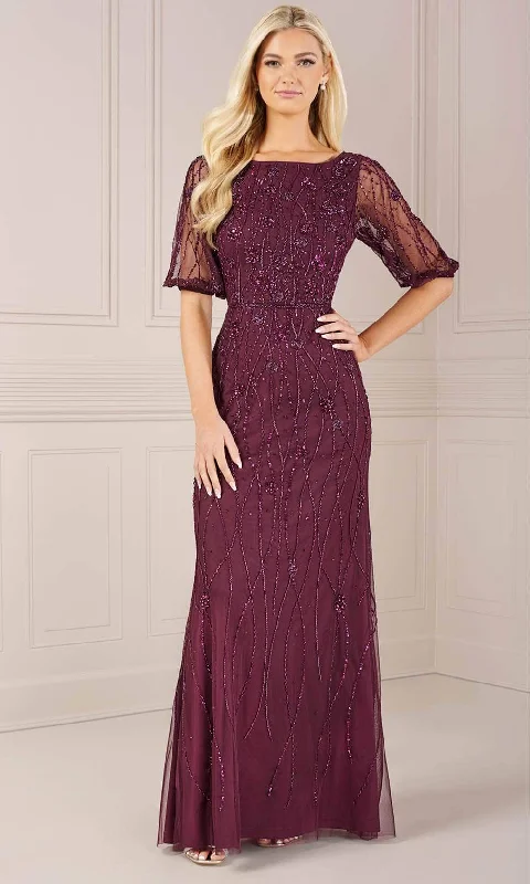 Limited Time Offer Adrianna Papell Platinum 40443 - Beaded Long Evening Dress