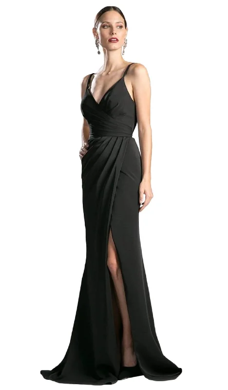 Limited Edition Cinderella Divine - KC1850 Sleeveless Wrap Bodice Drape-Detailed Gown Limited Edition Cinderella Divine - KC1850 Sleeveless Wrap Bodice Drape-Detailed Gown