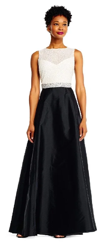Friends and Family Sale Adrianna Papell - Two Toned Embellished Gown AP1E201225