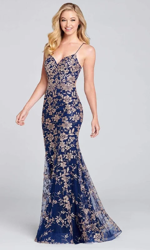 Big Savings Colette for Mon Cheri - CL12104 Sleeveless Glitter Tulle Mermaid Gown