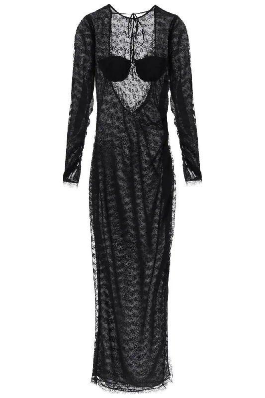 Unmissable Offer Alessandra Rich long lace gown
