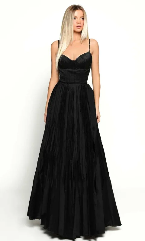 Anniversary Sale Tarik Ediz - 51179 Pleat-Ornate A-Line Gown