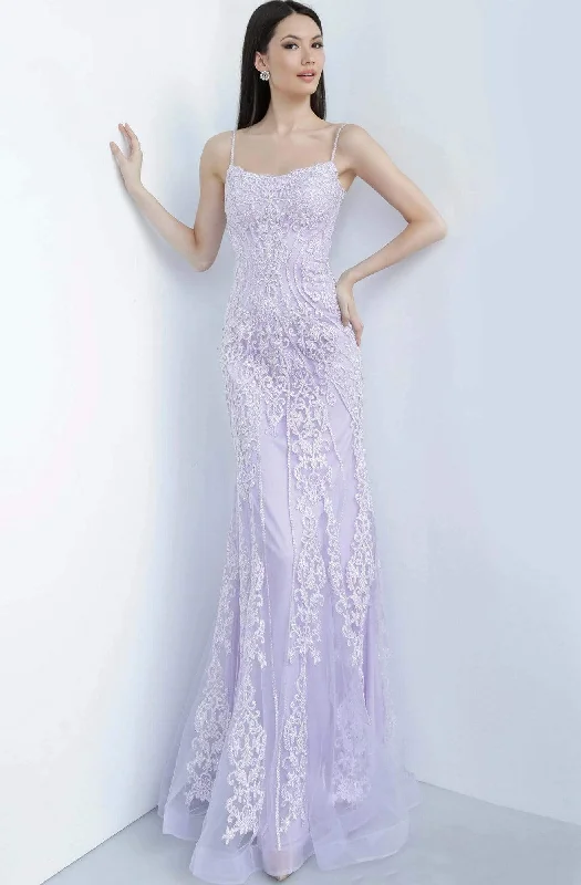 Today’s Deal JVN by Jovani - JVN02012 Spaghetti Strap Scoop Corset Mermaid Gown