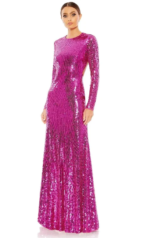 Act Now Mac Duggal A10891 - Cutout Back Sequin Evening Dress