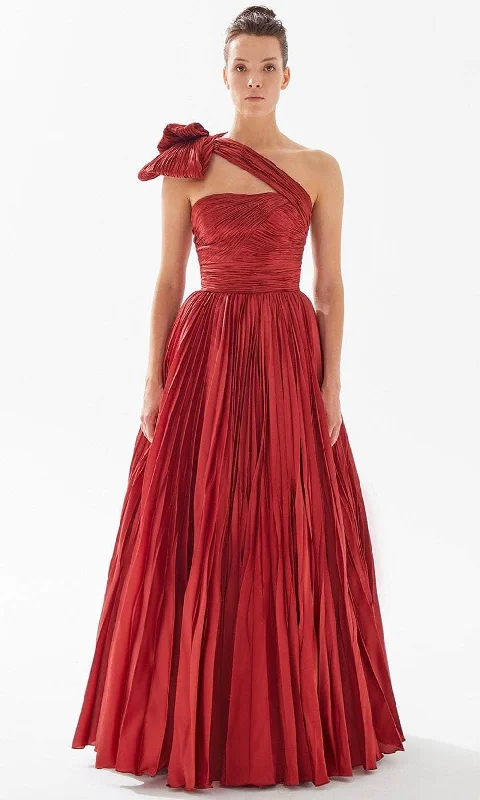 Act Now Tarik Ediz 98310 - Pleated Sweetheart Evening Gown