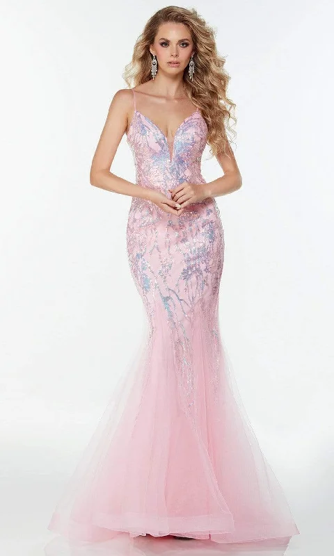 Best Deals Alyce Paris - 61086 Floral Sequin Gown