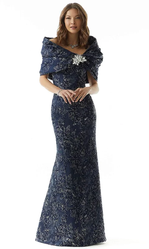 Weekend Deal MGNY by Mori Lee 73017 - Metallic Sweetheart Evening Dress