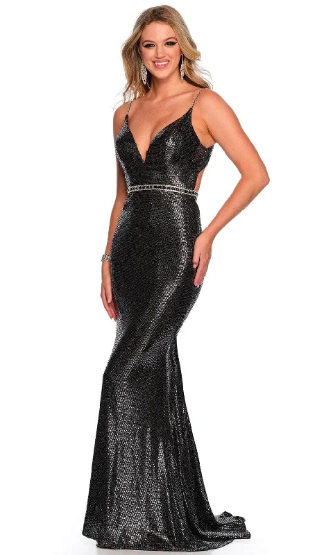 Unmissable Offer Dave & Johnny 11279 - Bandeau Back Embellished Prom Gown