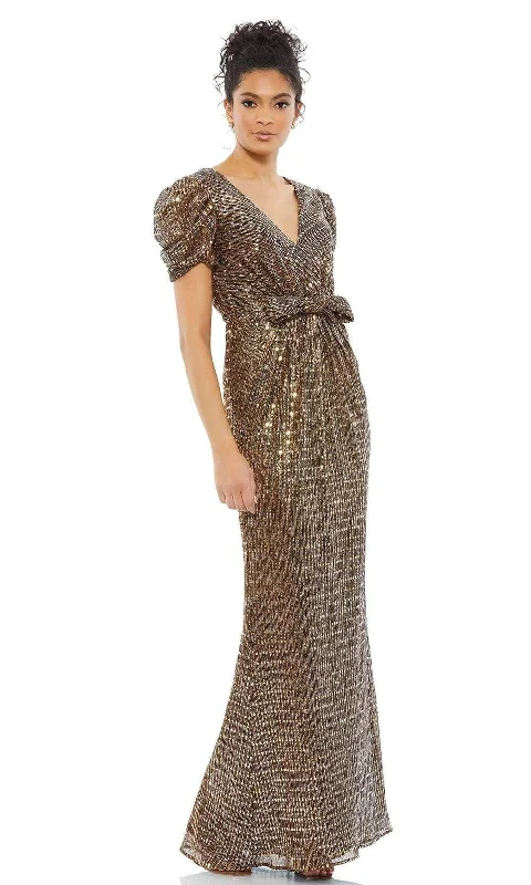 Take Advantage Ieena Duggal - 26661 Vintage Puff Sleeve Long Mother of the Groom Gown Take Advantage Ieena Duggal - 26661 Vintage Puff Sleeve Long Mother of the Groom Gown
