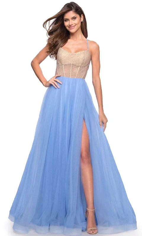 Extra Savings La Femme 30697 - Corset Bodice Tulle Formal Gown