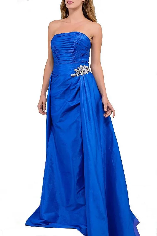 Overstock Jovani Royal Ruched Long Dress with A Line Overskirt 45079 1 pc Royal in size 10 Available Overstock Jovani Royal Ruched Long Dress with A Line Overskirt 45079 1 pc Royal in size 10 Available
