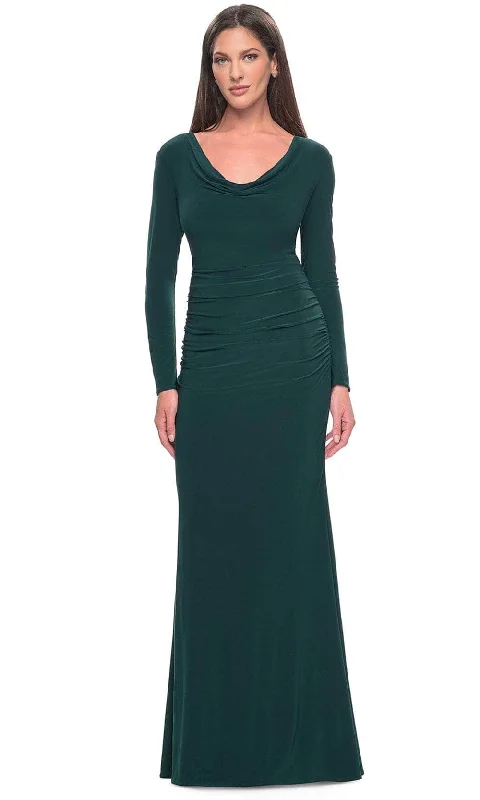 Daily Deals La Femme 30813 - Long Jersey Evening Dress