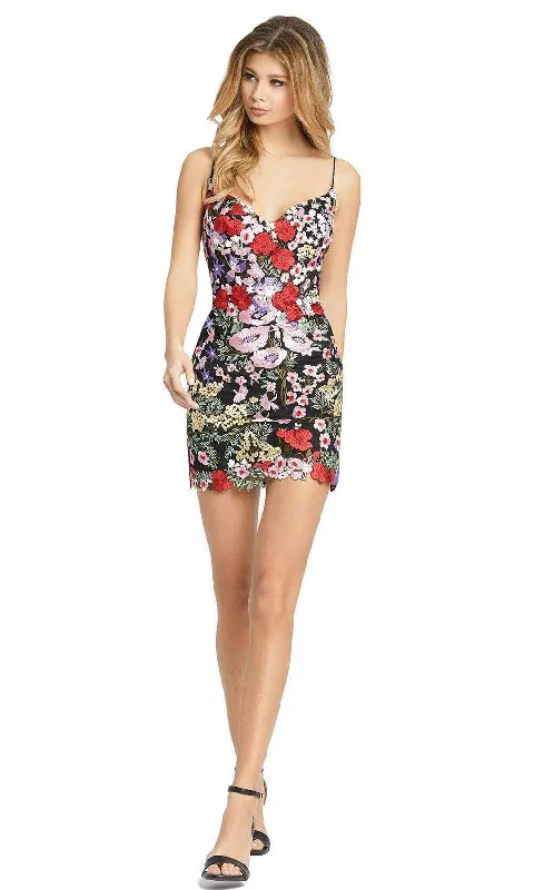 Savings Galore Mac Duggal - 67459 Crisscross Back After Prom Sheath Dress