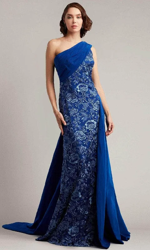 Can't Be Beat Tadashi Shoji BRX19908LX - Floral Embroidered Prom Gown
