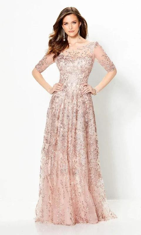 Unbeatable Prices Montage by Mon Cheri - 219976 Embroidered Lace Illusion Mother of the Groom Dress