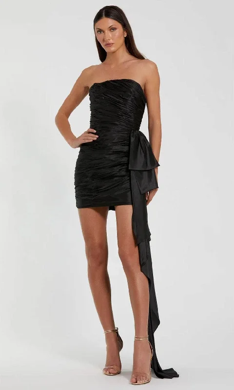 Super Sale Ieena Duggal 11572 - Straight Neckline Ruched Cocktail Dress