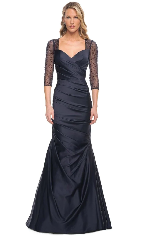 Deal Zone La Femme 30138 - Embellished Lace Mother of the Groom Mermaid Dress
