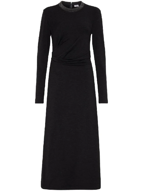 Super Sale Brunello Cucinelli Dresses Grey