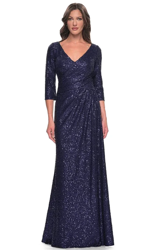 Unmissable Offer La Femme 30879 - Sequin A-Line Formal Dress