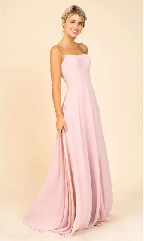 Instant Savings Eureka Fashion - Straight Across A-Line Dress with Slit 9611