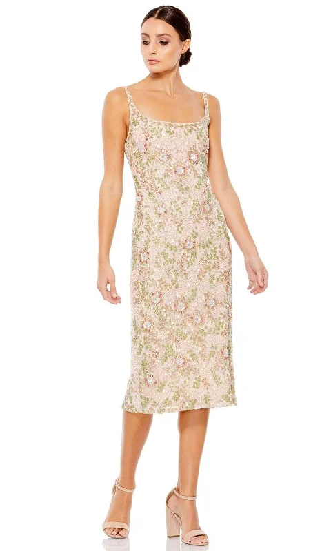 Special Offer Mac Duggal - 10755 Embellished Scoop Neck Sheath Dress