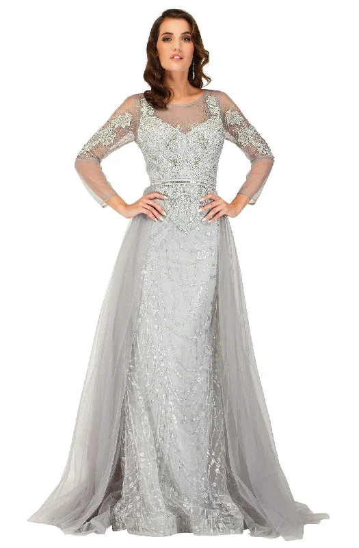 Buy More, Save More Cecilia Couture - 2110 Jewel Embellished Long Dress