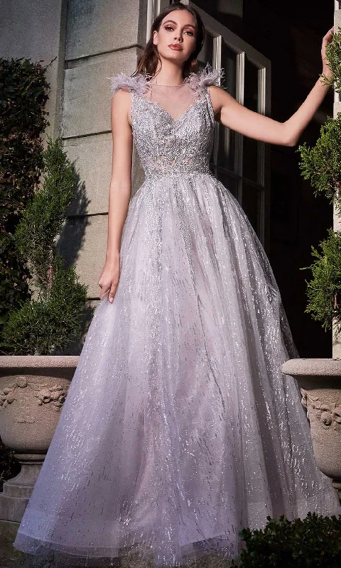 Huge Savings Cinderella Divine B704 - Jewel Neck Evening Dress