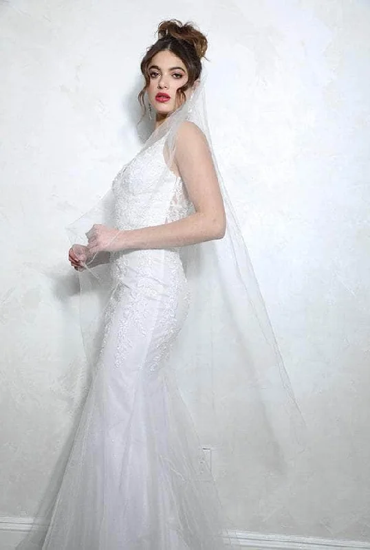 YEAR-End Sale Eureka Fashion 9998 - Lace Embellished Long Gown