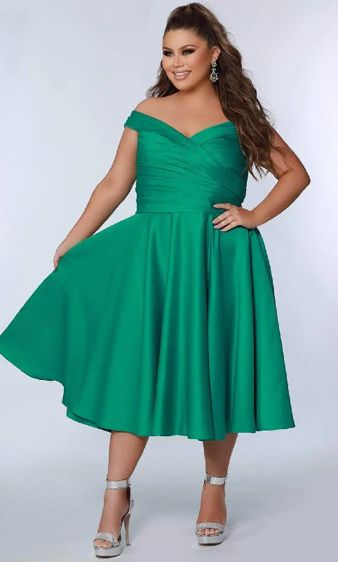 Lowest Prices Sydney's Closet CE2301 - Off Shoulder A-Line Cocktail Dress