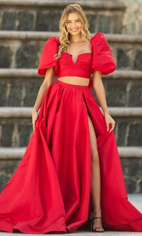 Deep Discounts Sherri Hill 55630 - Two-Piece Taffeta Balloon Gown