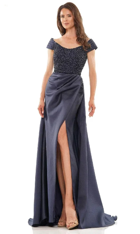 Sneak Peek Sale Rina di Montella RD2815 - Scoop Off-Shoulder Formal Dress