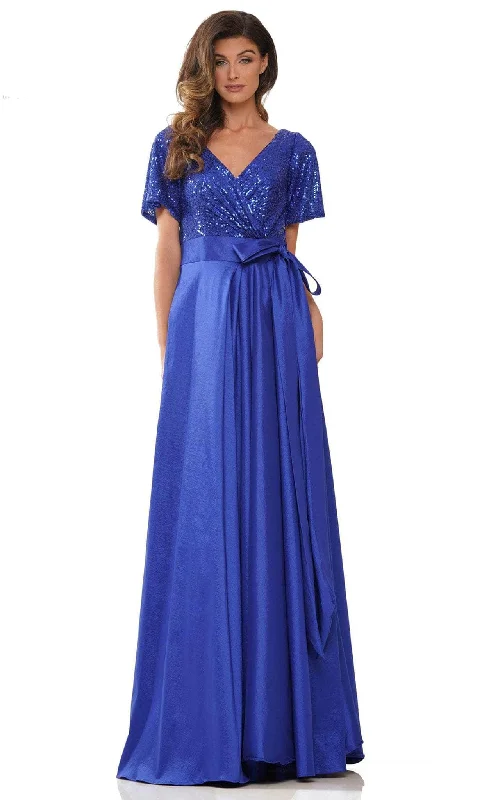 Special Savings Colors Dress - Sequined Taffeta Formal Gown M316