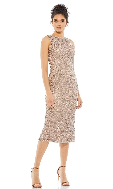 Daily Deals Mac Duggal Cocktail - 5526D Sleeveless Sequin-Ornate Dress