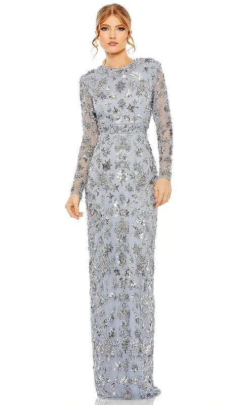 Epic Deals Mac Duggal 93939 - Long Sleeve Embellished Evening Dress