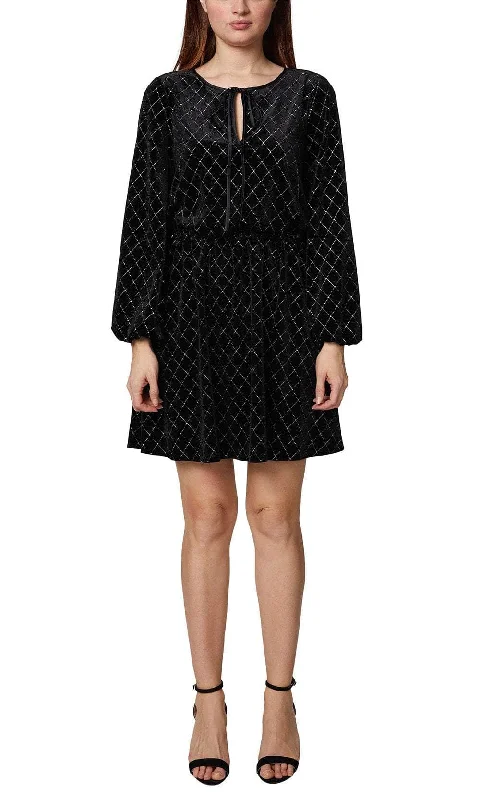 Year-End Sale Sage Collective SU05D33 - Scoop Glittered Cocktail Dress
