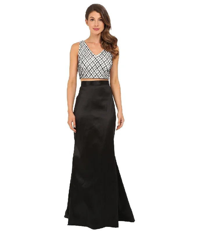 Special Discount Adrianna Papell - Two-Piece V-Neck Dress 91921660